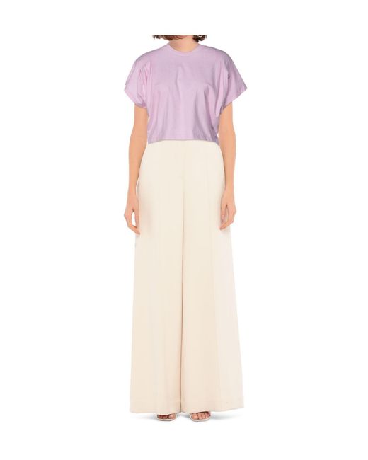 Isabel Marant Purple Crew Neck Short-Sleeved T-Shirt