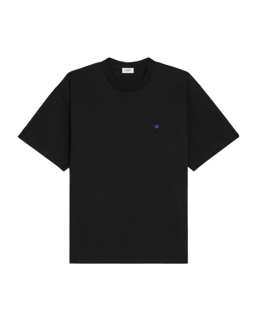Céline Black Loose T-Shirt for men