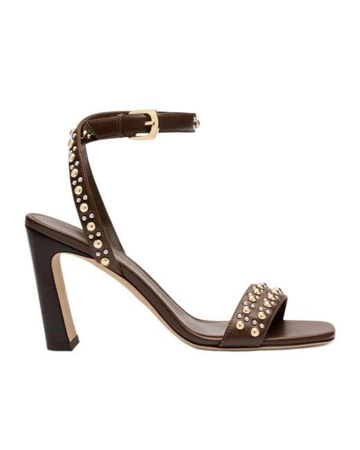 Stuart Weitzman Metallic Perry Sandal 85