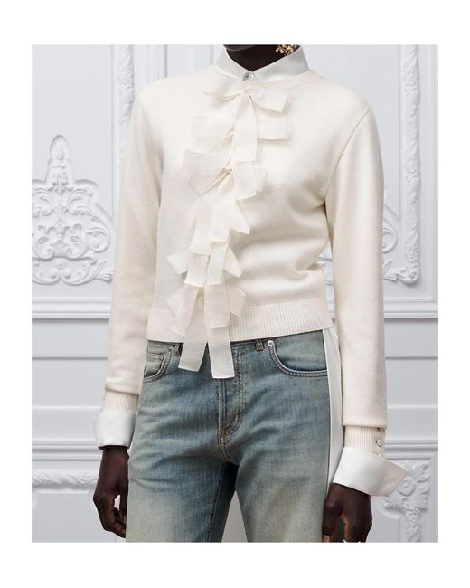 Dior White Sweater
