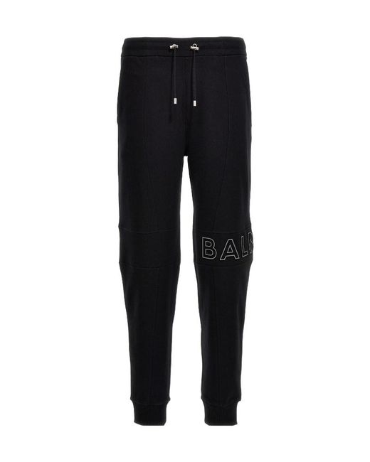 Balmain Black Sweatpants for men