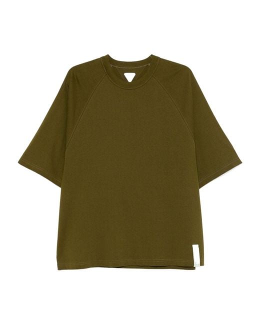 Bottega Veneta Green Open-Necked Shirt for men