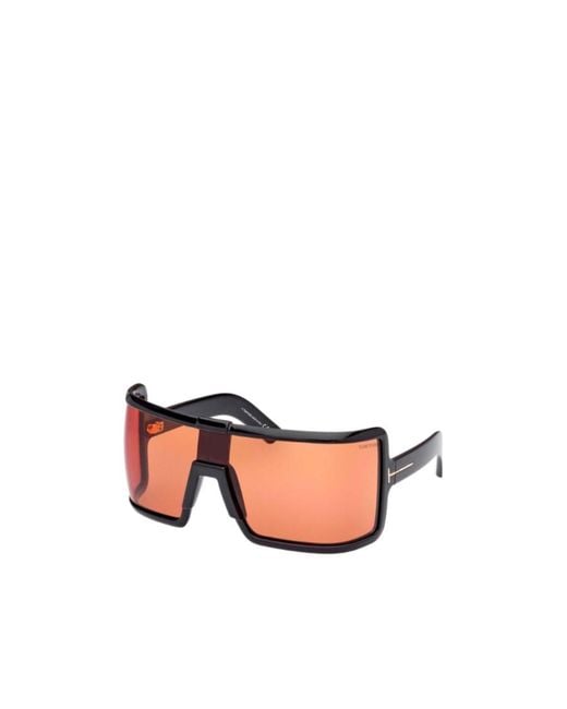 Tom Ford Pink Eyewear Shield Frame Sunglasses