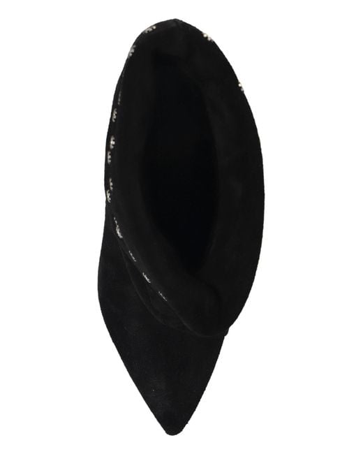 Isabel Marant Black High-Heeled Ankle Boots