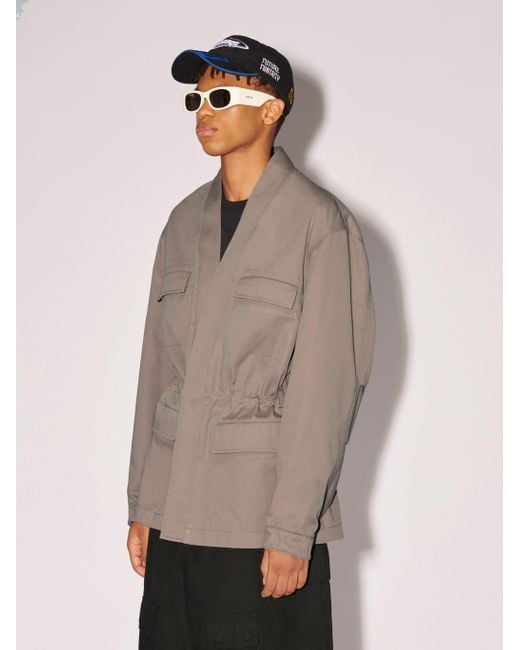 Ambush Natural Drawstring V-Neck Jacket