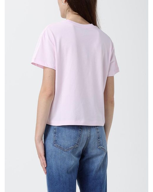 A.P.C. Pink Boxy Logo T-Shirt
