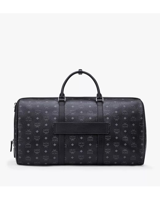 MCM Blue Extra Large Ottomar Weekender Duffle Bag for men