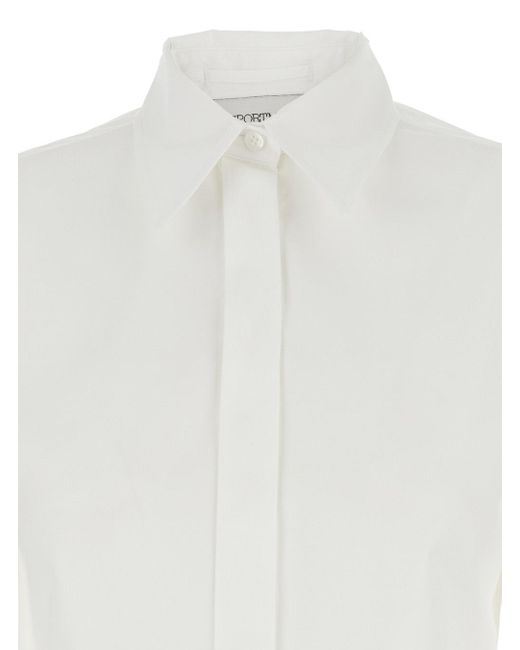 Sportmax White Oste Button-Up Shirt