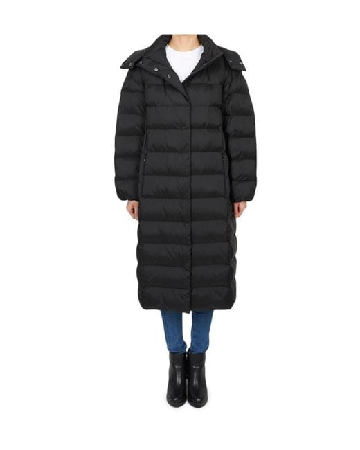 Max Mara Black Long-Sleeved Cotton-Padded Jacket