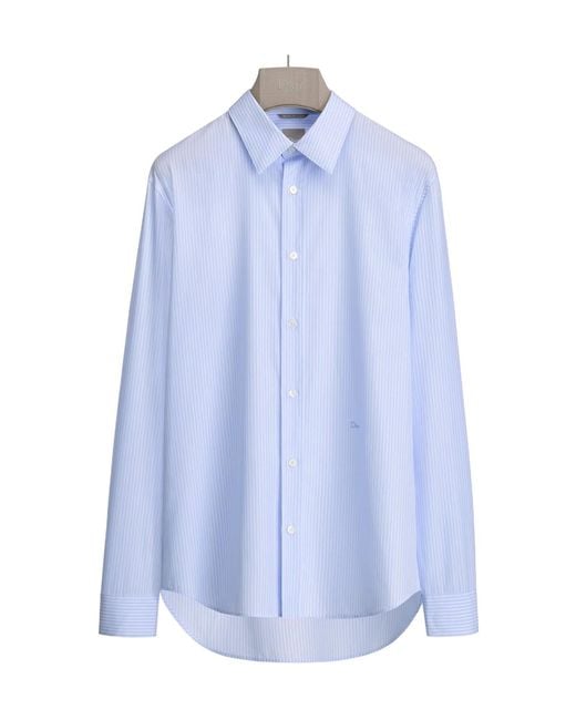 Dior Blue Homme Slim Striped Shirt for men