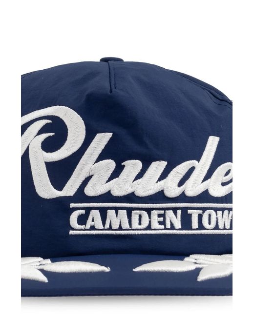Rhude Blue Camden Town Baseball Cap for men