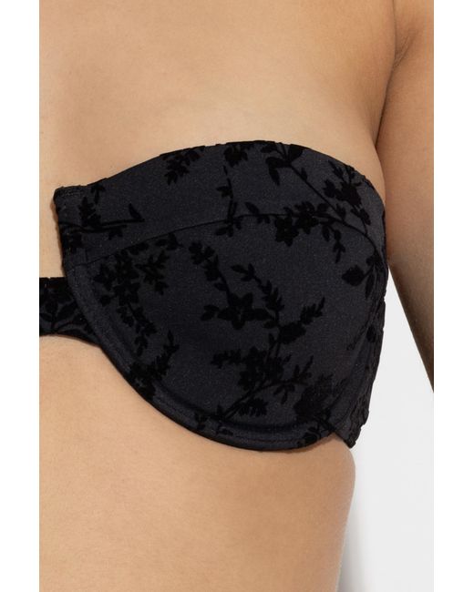 Zimmermann Black Wylie Bikini Top