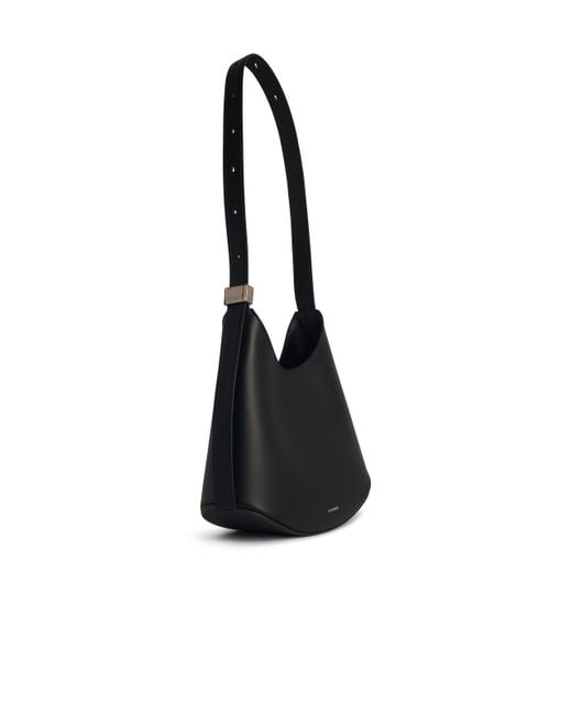 Jil Sander Black Eldorado Small Shoulder Bag