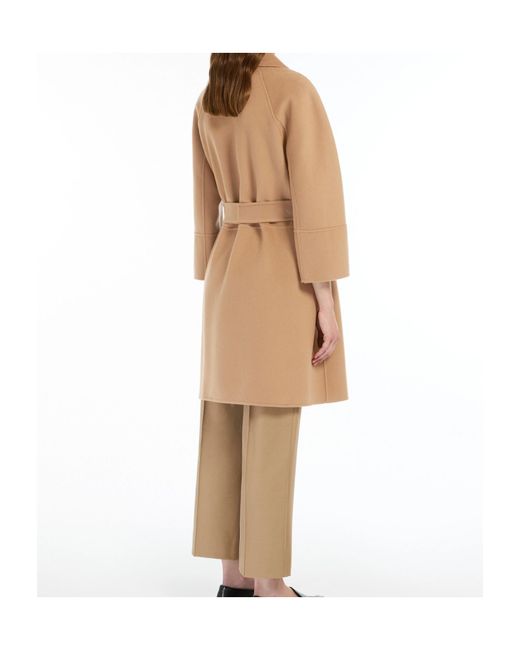Max Mara Natural 'S Arona Belted Coat