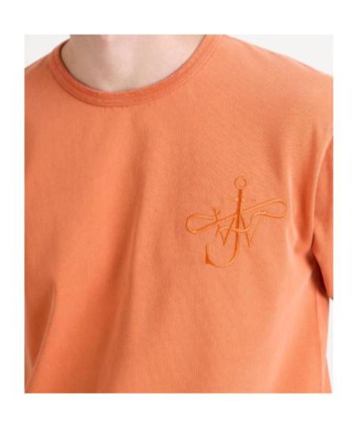 J.W. Anderson Orange Jw Anderson Short-Sleeved Crewneck T-Shirt