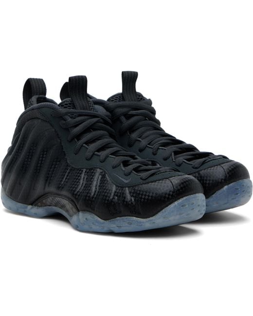 Nike Black Air Foamposite One Lace-Up Sneakers for men