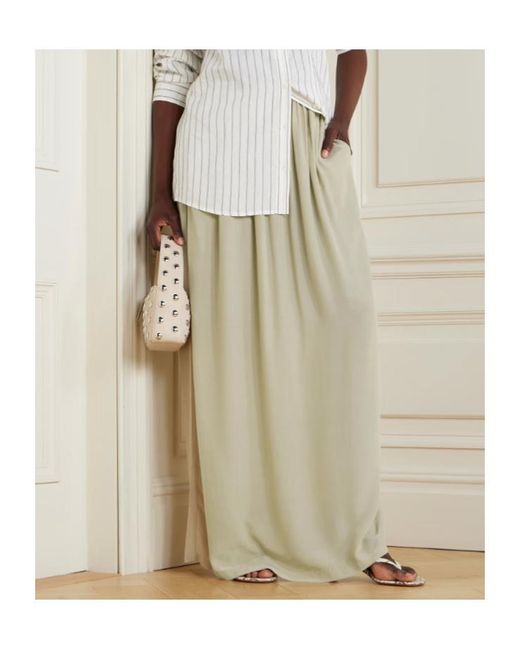 Frankie Shop Natural Aeson Jersey Maxi Skirt