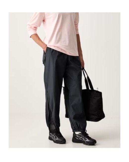 Adidas By Stella McCartney Black Elastic-Waist Track Pants