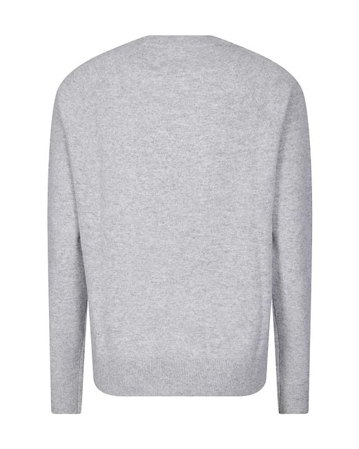 Samsøe & Samsøe Gray Crew-Neck Pullover
