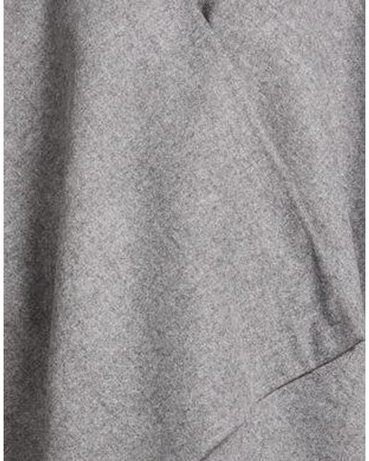 Max Mara Gray Asymmetrical Cape