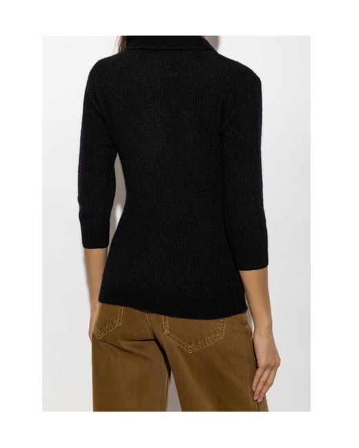 Isabel Marant Black Long-Sleeved Sweater