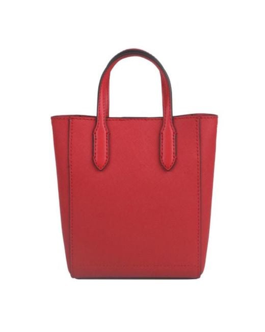 Michael Kors Red Double Handle Shoulder Bag