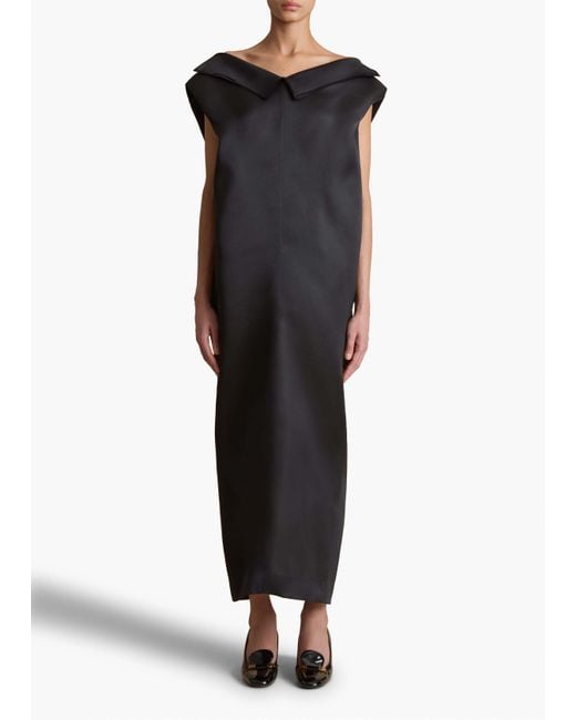 Khaite Black Selwyn Dress