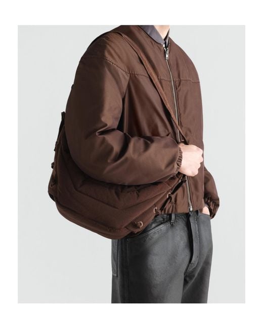 Lemaire Brown Small Soft Game Bag