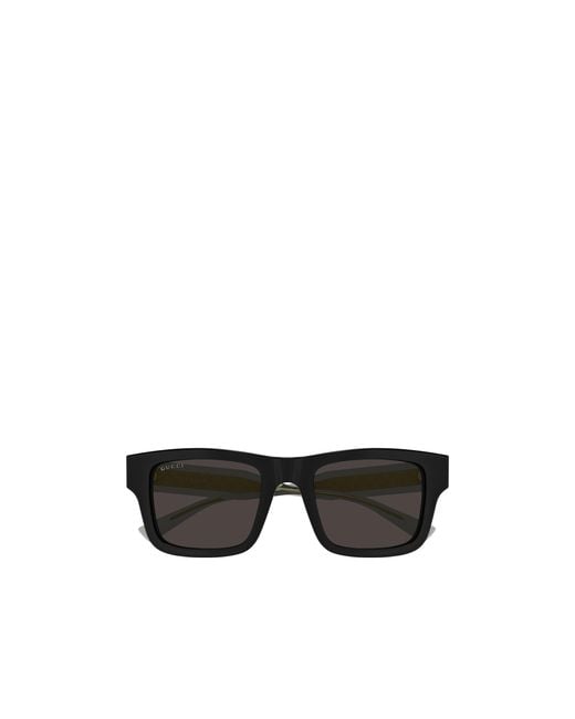 Gucci Black Eyewear Square Frame Sunglasses for men