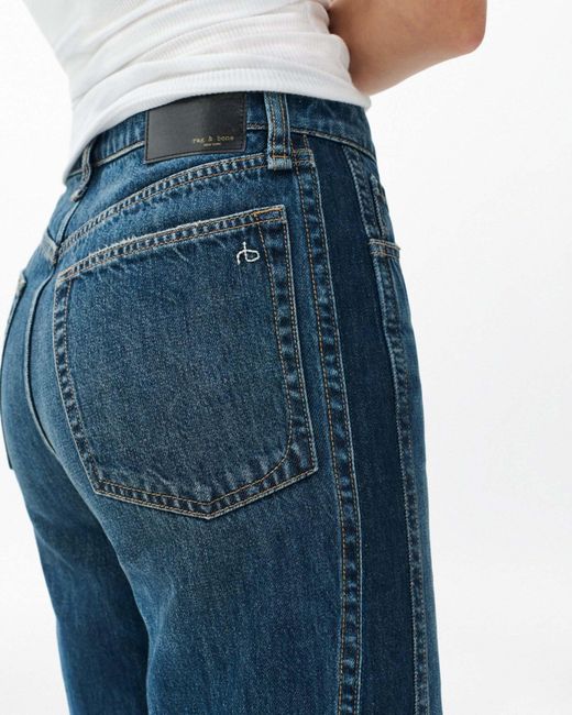 Rag & Bone Blue Belt Loop Jeans