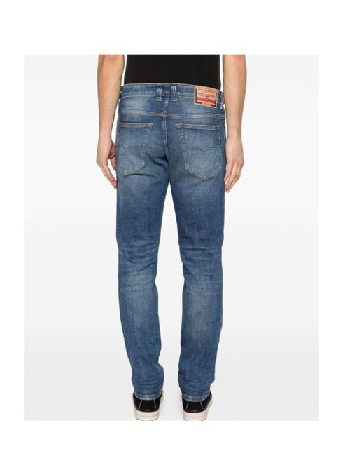 DIESEL Blue 1993 D-Vyl Straight Leg Jeans for men