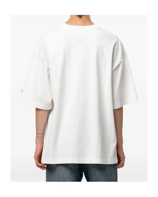 Maison Mihara Yasuhiro White Cat-Printed T-Shirt for men