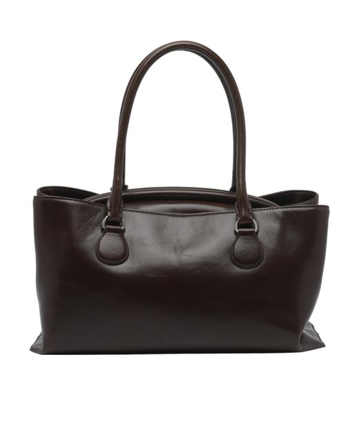 OSOI Black Shell Brot Structured Tote Bag