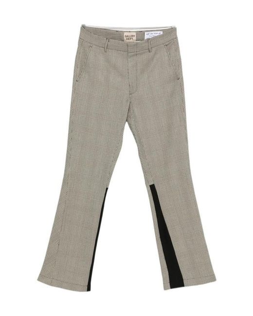 GALLERY DEPT. Gray Plaid Trousers for men