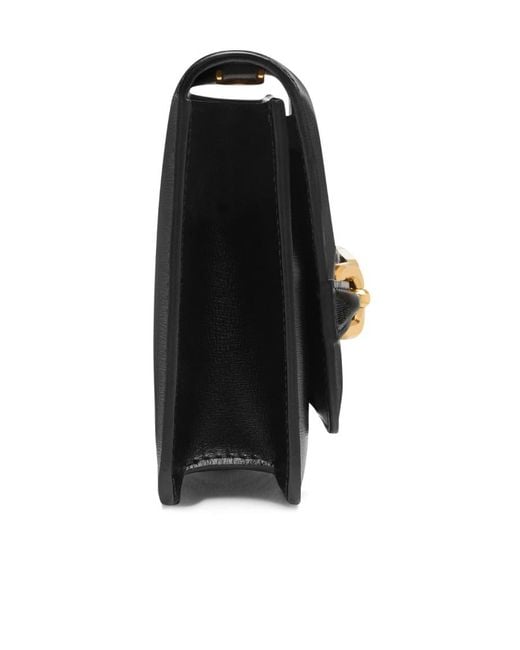 Tom Ford Black Whitney Logo Plaque Small Shoulder Bag