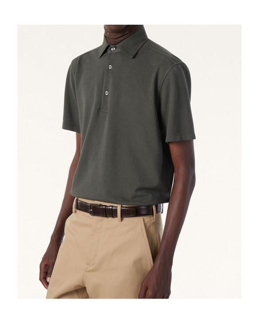Loro Piana Green Brenna Polo Shirt for men