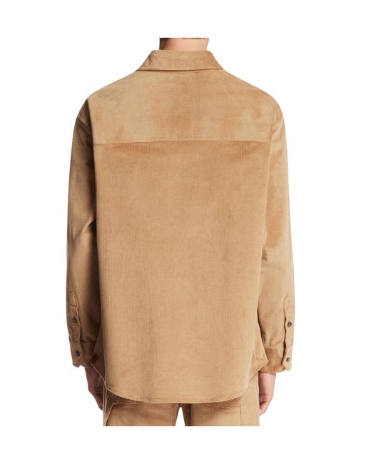 DARKPARK Brown Keanu Corduroy Shirt for men