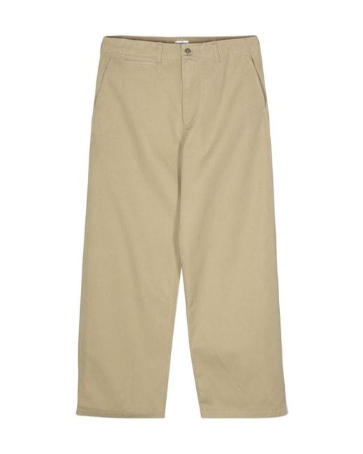 Burberry Natural Wide-Leg Chino Trousers for men