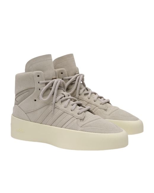 Adidas Natural Light Suede High-Top Sneakers for men