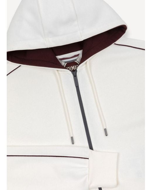 Colmar White Heritage Hoodie for men