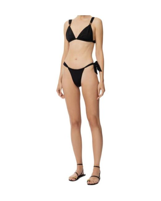 Elisabetta Franchi White Triangle Cup Bikini Set
