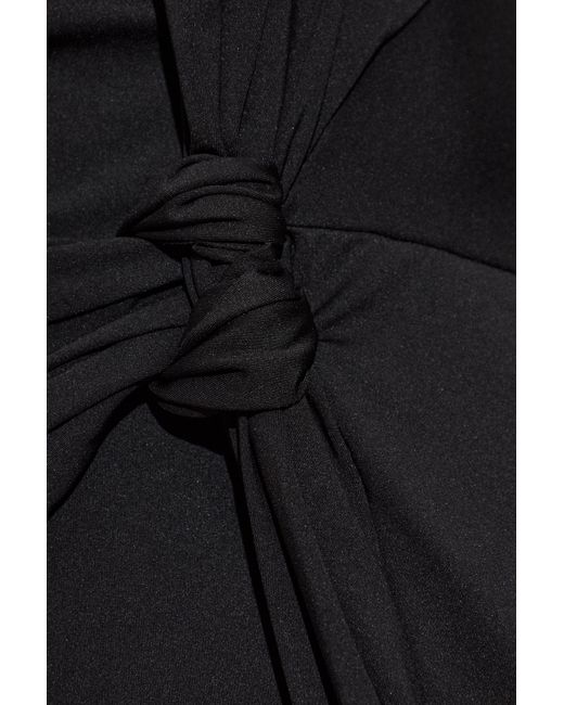 Victoria Beckham Black Long-Sleeved Dress