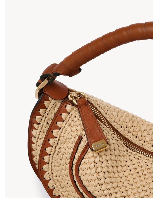 Chloé Brown Mini Marcie Shoulder Bag