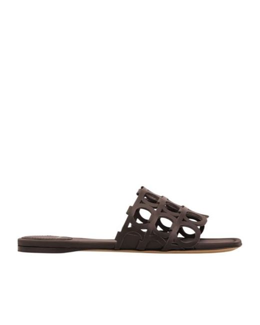 Ferragamo Multicolor Gancini Slide