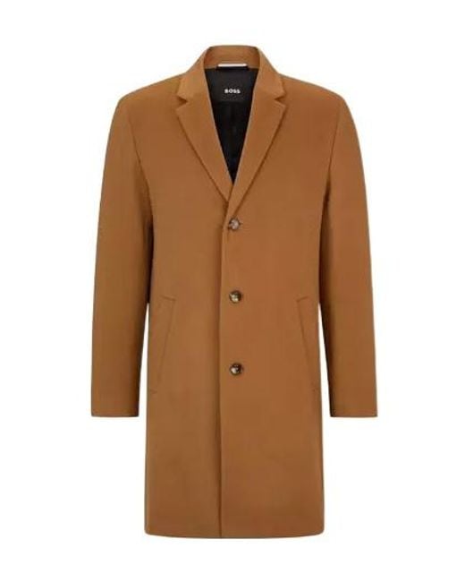 Boss Brown H Hyde C Trench Coat for men