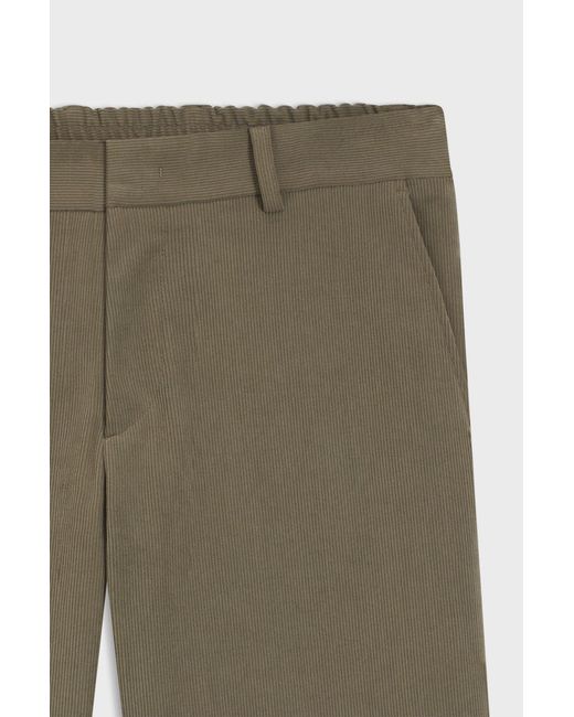 Boss Gray Corduroy Trousers for men