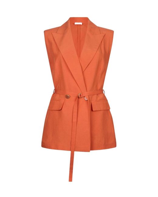 Liu Jo Orange Waistcoats