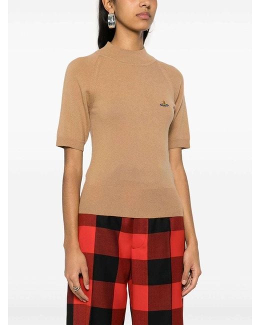 Vivienne Westwood Brown Bea Knitted T-Shirt