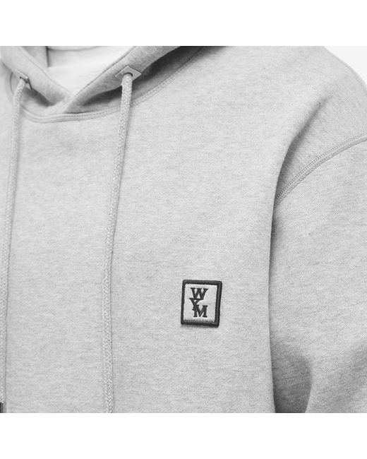 Wooyoungmi Gray Long-Sleeved Hoodie for men