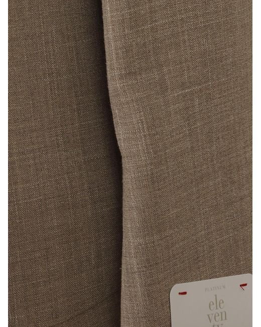 Eleventy Gray Single-Breasted Suit Jacket And Trousers Two-Piece Set for men
